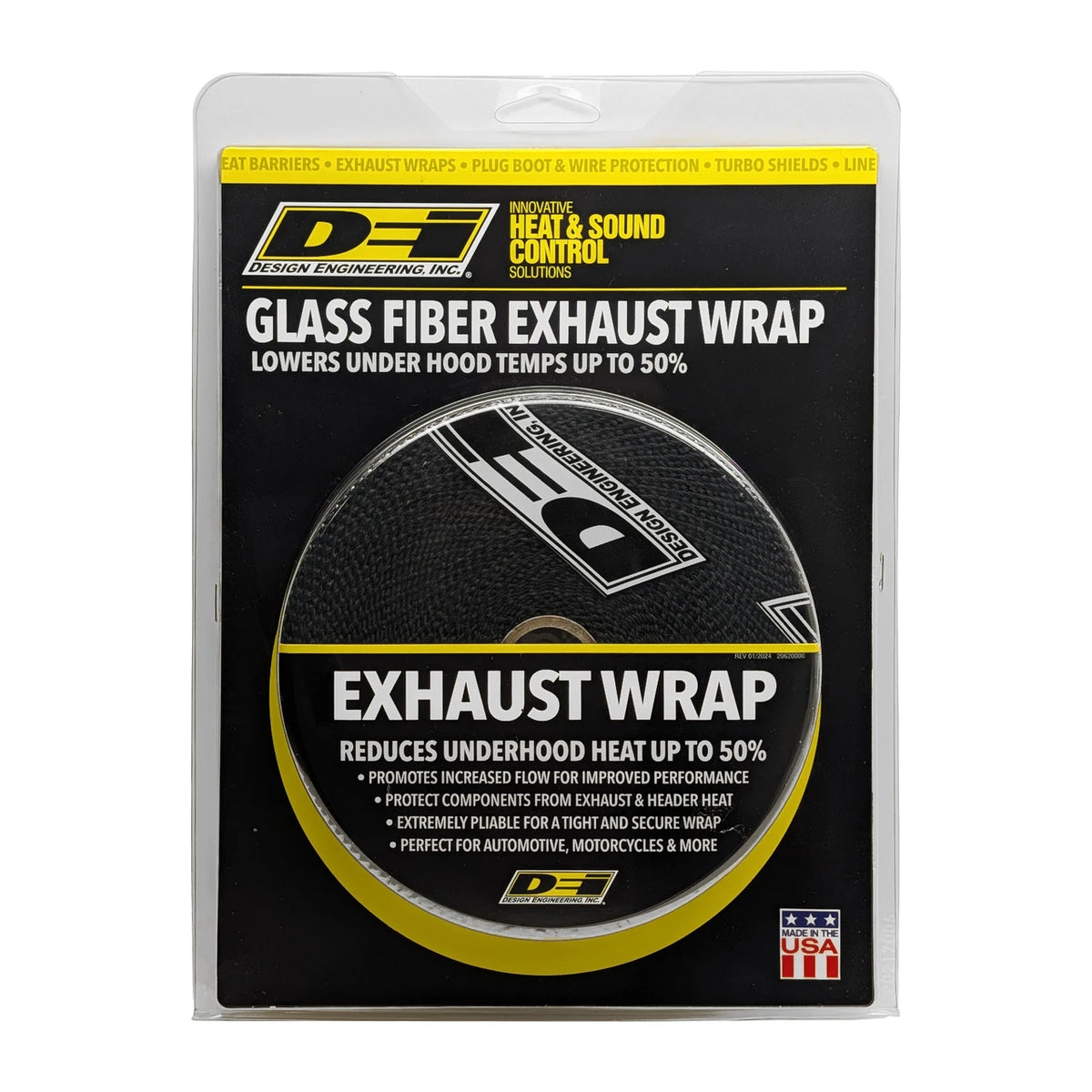 DEI Exhaust Wrap 1in x 50ft - Black