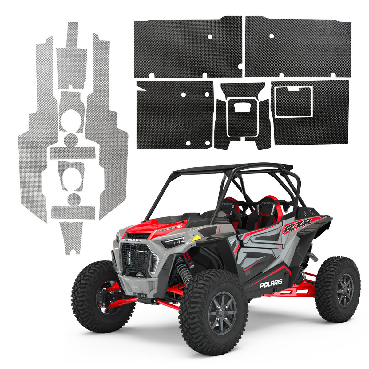 DEI for 2014-2023 Polaris RZR XP 1000/Turbo/Turbo S Complete Heat Control Kit