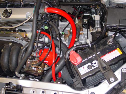 Injen 02-06 RSX w/ Windshield Wiper Fluid Replacement Bottle (Manual Only) Polished Cold Air Intake - #SP1470P