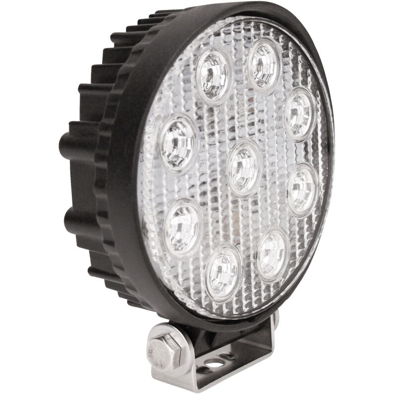 Westin 09-12006B LED Work Utility Light Round 5 inch Flood with 3W Epistar Black