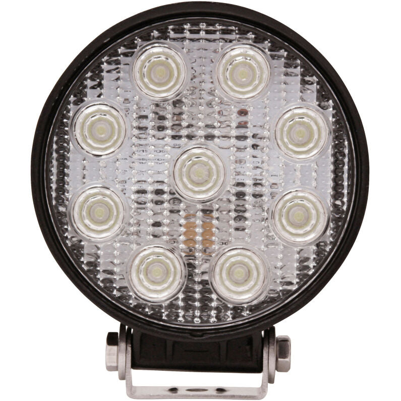 Westin 09-12006B LED Work Utility Light Round 5 inch Flood with 3W Epistar Black