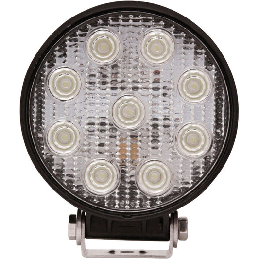 Westin 09-12006B LED Work Utility Light Round 5 inch Flood with 3W Epistar Black