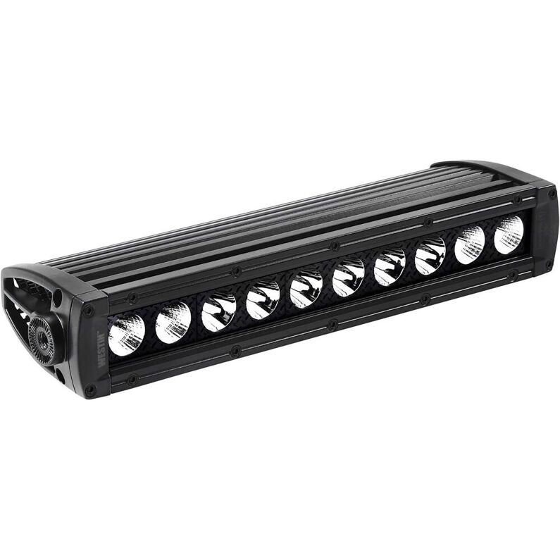 Westin 09-12211-10C B-FORCE LED Light Bar Single Row 10 inch Combo with 5W Cree Black