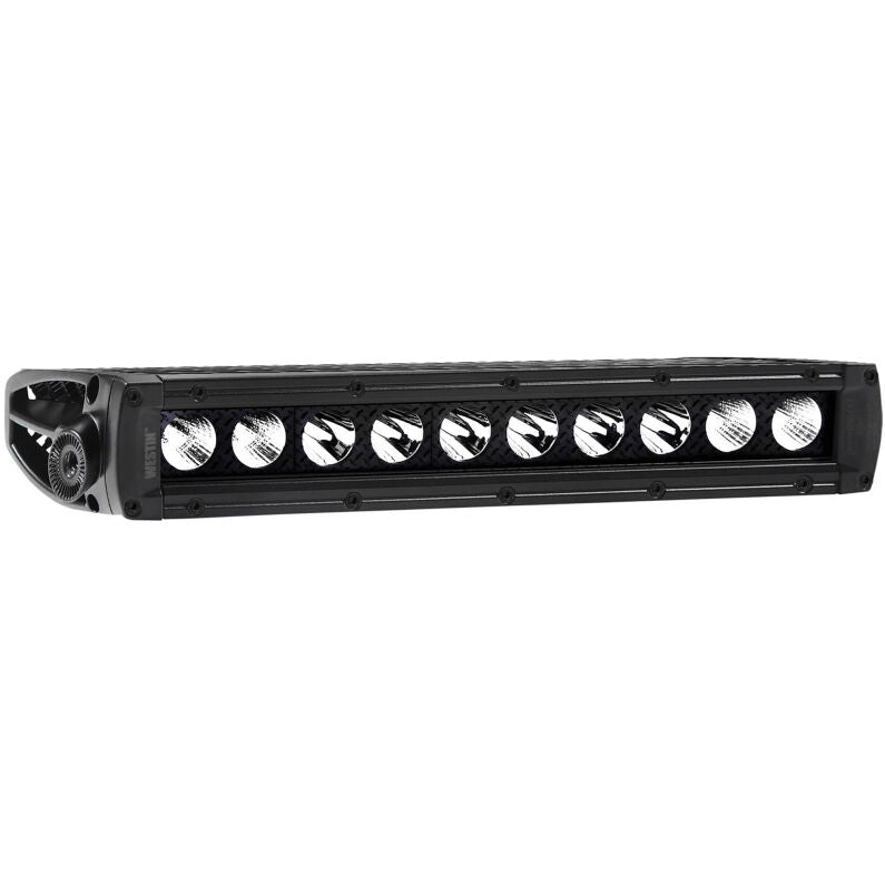 Westin 09-12211-10C B-FORCE LED Light Bar Single Row 10 inch Combo with 5W Cree Black