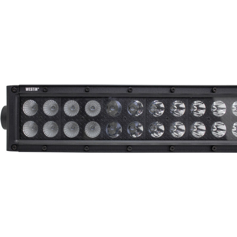 Westin 09-12212-60C B-FORCE LED Light Bar Double Row 30 inch Combo with 3W Cree Black