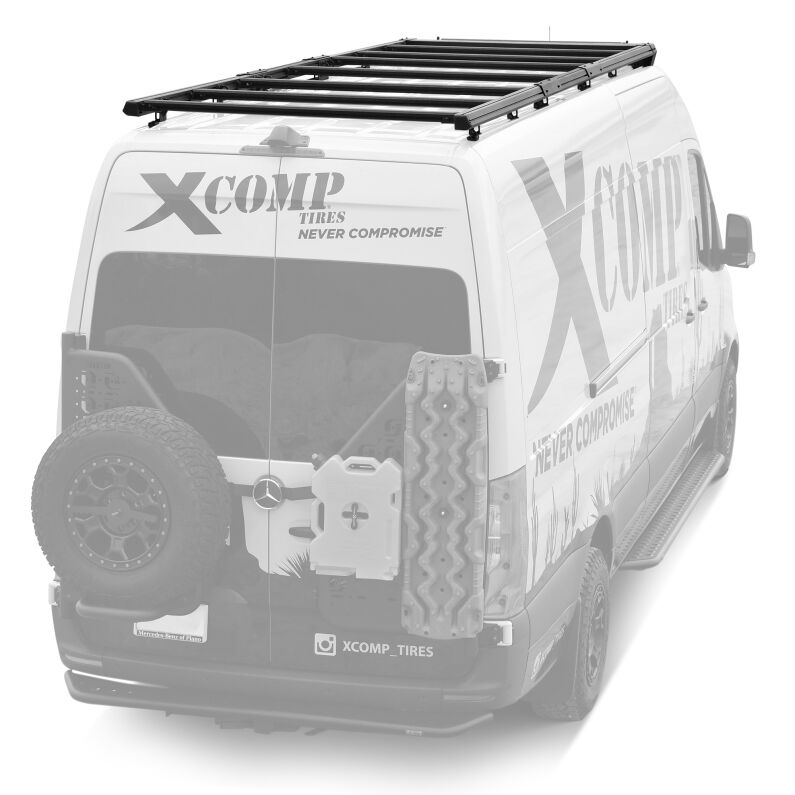 Westin 15-00025 Mesa Roof Rack for 2019-2026 Mercedes-Benz Sprinter Textured Black