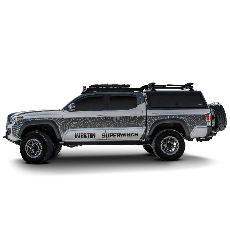 Westin 16-11065 EXP Truck Cap Complete Kit A + BS for 2016-2023 Toyota Tacoma 5.2ft. Bed