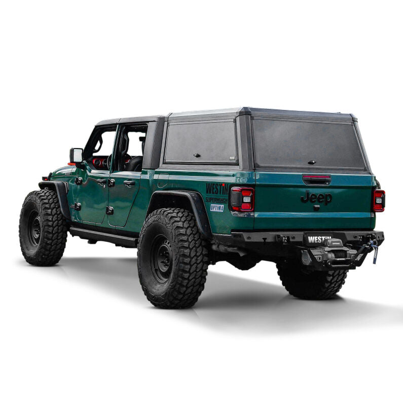 Westin 16-14265S EXP Truck Cap for 2024-2026 Jeep Gladiator Black