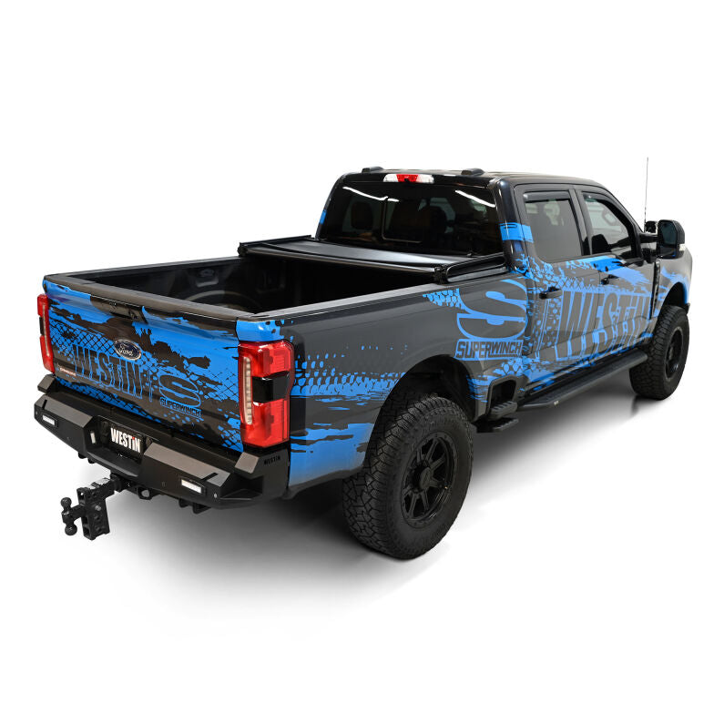Westin 19-21005 Soft Tri-Fold Tonneau Cover for 2017-2026 F-250/350 Super Duty Black