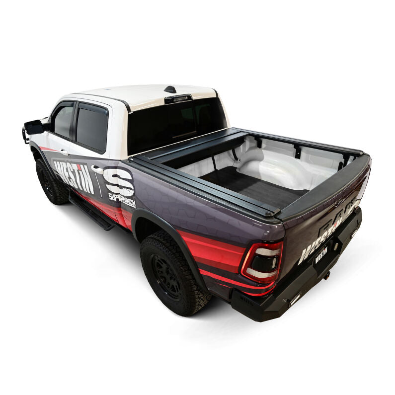 Westin 19-64705 Manual Retractable Tonneau Cover for 2019-2026 Ram 1500 5ft 7in Bed Black
