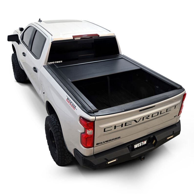 Westin 19-64745 Manual Retractable Tonneau for 2019-2026 Silverado/Sierra 1500 Black