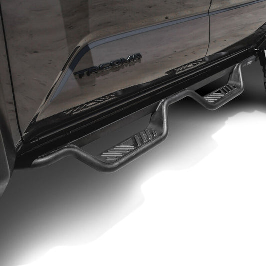 Westin 20-12785 Outlaw Drop Nerf Step Bars for 2024-2026 Toyota Tacoma Double Cab Textured Black