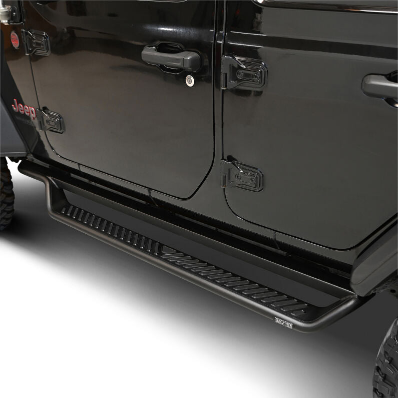 Westin 20-44065 Outlaw Drop Running Boards for 2018-2026 Jeep Wrangler 4-Door Textured Black