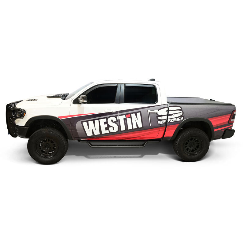 Westin 20-44085 Outlaw Drop Running Boards for 2019-2026 Ram 1500 Crew Cab Textured Black