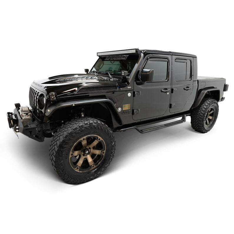 Westin 20-44165 Outlaw Drop Running Boards for 2020-2026 Jeep Gladiator Textured Black