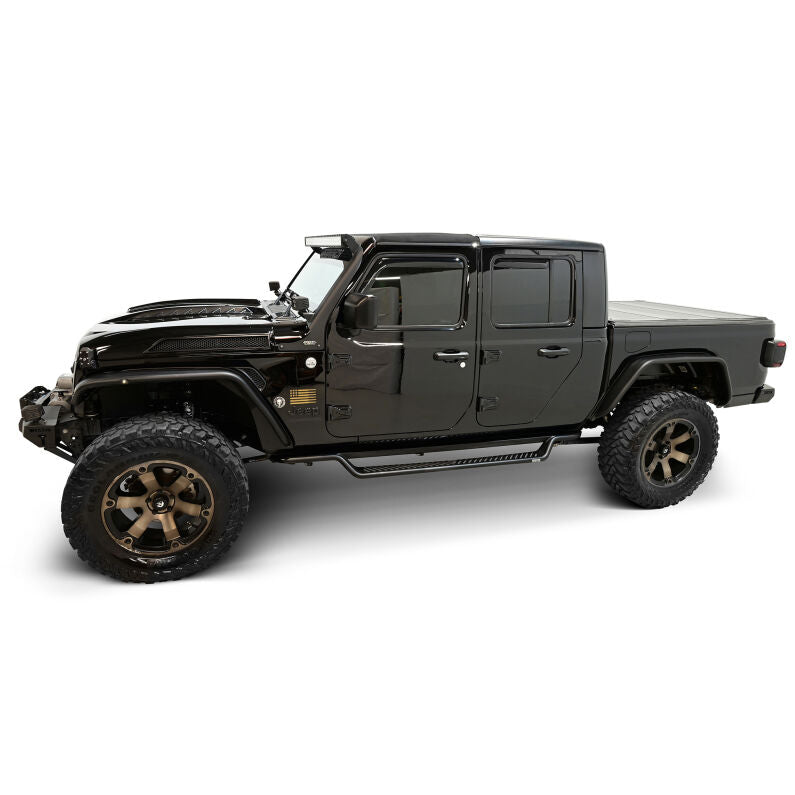 Westin 20-44165 Outlaw Drop Running Boards for 2020-2026 Jeep Gladiator Textured Black