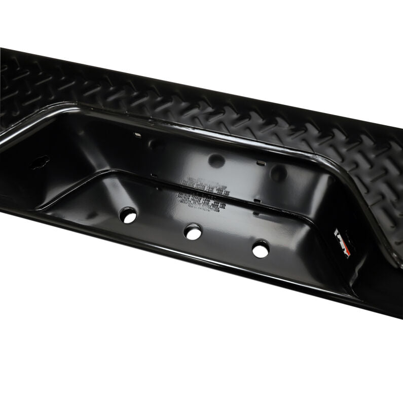 Westin 20000 Fey Diamondstep Universal Bumper for 1967-1997 Chevrolet/Dodge/Ford Black