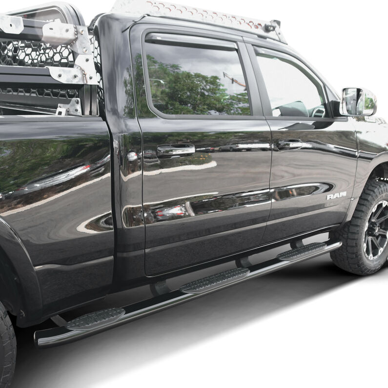 Westin 21-534705 PRO TRAXX 5 Wheel to Wheel Nerf Bars for 2019-2026 Ram 1500 Crew Cab Black