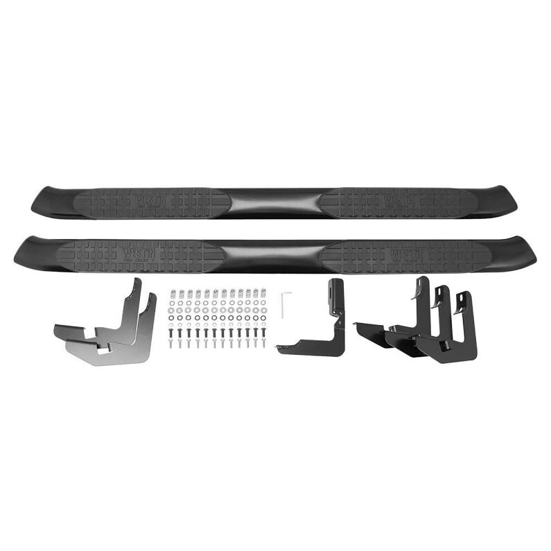 Westin 21-53515 PRO TRAXX 5 Oval Nerf Step Bars for 2009-2014 Ford F-150 SuperCab Black