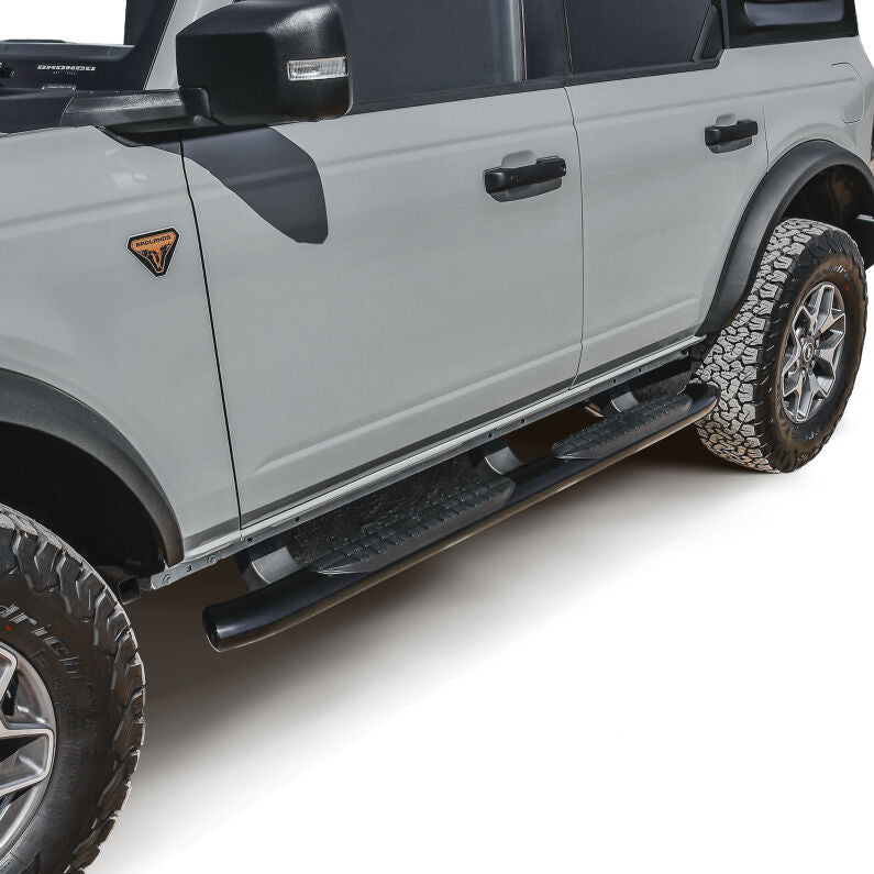 Westin 21-54195 PRO TRAXX 5 Oval Nerf Step Bars for 2021-2026 Ford Bronco Textured Black