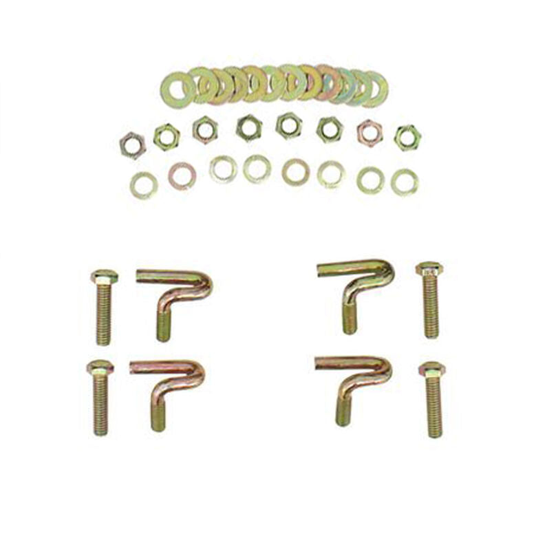 Westin 22-1065 Premier Oval Nerf Bar Mount Kit for 2001-2014 Chevrolet Silverado Black