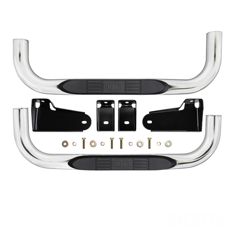 Westin 23-4110 E-Series 3 Nerf Bars for 2019-2026 Chevrolet Silverado / GMC Sierra 1500 Regular Cab