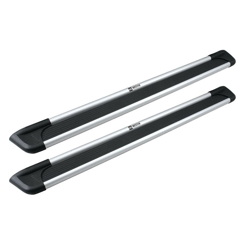 Westin 27-6120 Sure-Grip Aluminum Running Boards 72 in Brushed Aluminum