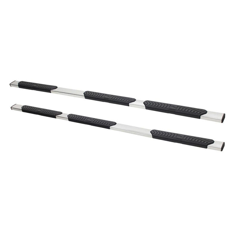 Westin 28-534570 R5 M-Series Wheel to Wheel Nerf Step Bars Polished Stainless Steel for 2007-2019 Chevrolet/GMC
