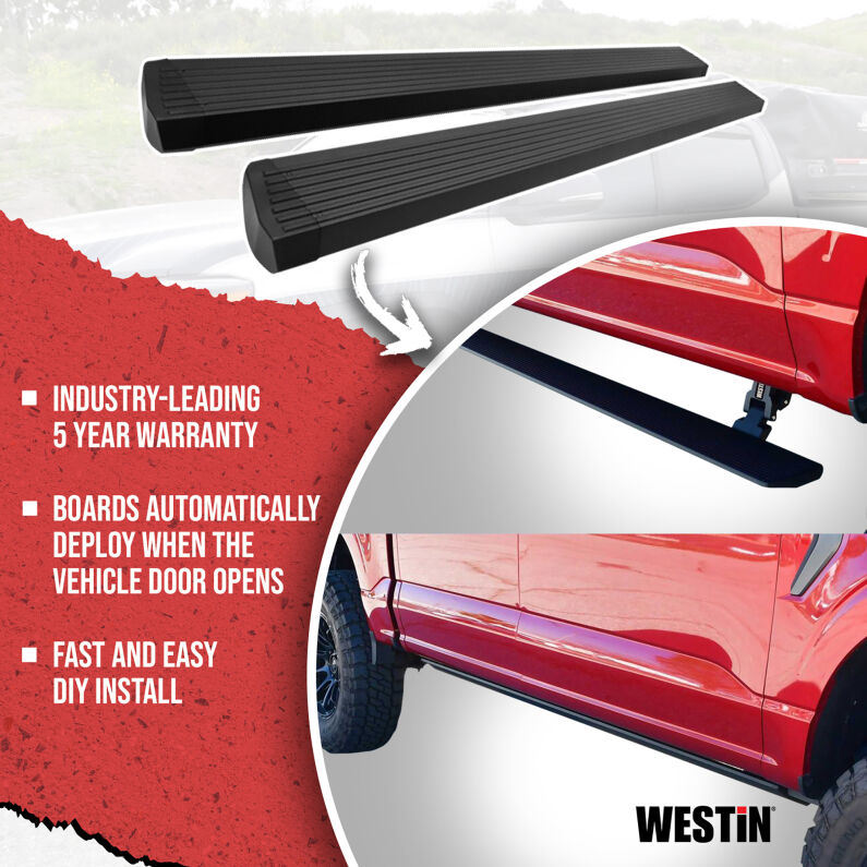 Westin 29-24085 Pro-e Running Boards for 2019-2026 Ram 1500 Crew Cab Textured Black