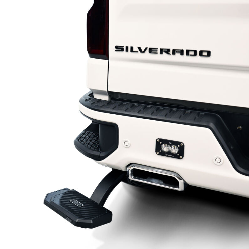Westin 29-40005 Manual Retractable Bed Step for 2019-2026 Chevrolet GMC Silverado Sierra 1500 Black