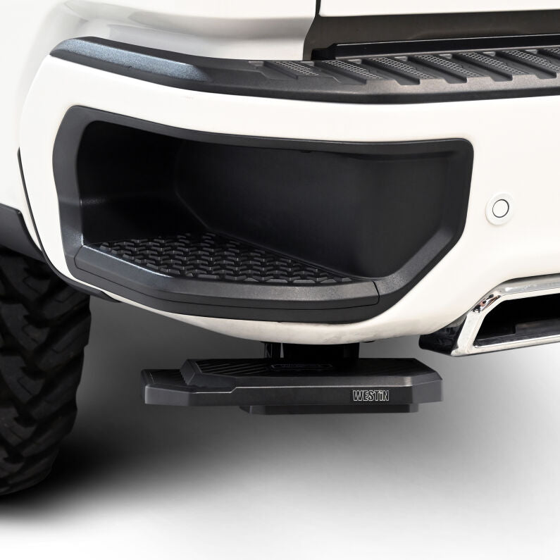 Westin 29-40005 Manual Retractable Bed Step for 2019-2026 Chevrolet GMC Silverado Sierra 1500 Black