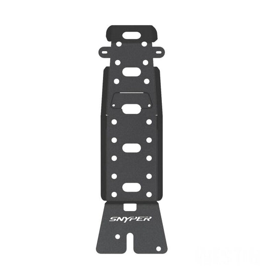 Westin 42-21015 Snyper Oil Pan/Transmission Skid Plate for 2012-2018 Jeep Wrangler Textured Black