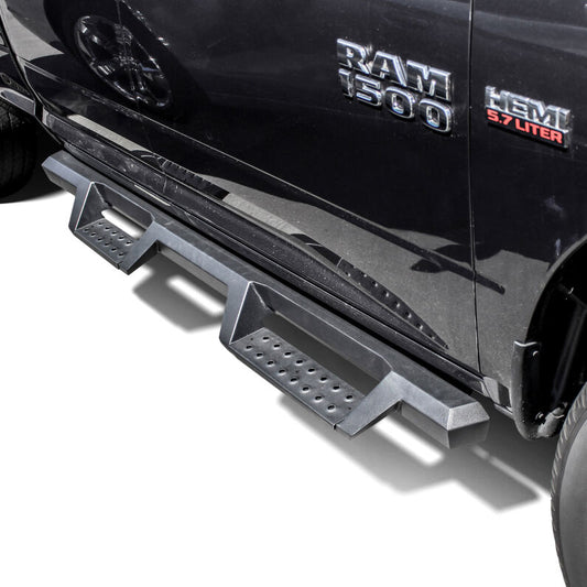 Westin 56-13555 HDX Drop Nerf Step Bars for 2009-2024 Dodge/Ram 1500 Quad Cab Textured Black