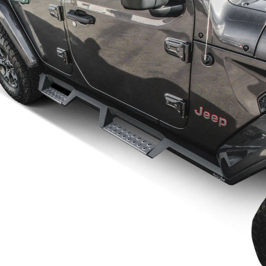 Westin 56-140652 HDX Drop Nerf Step Bars for 2018-2026 Jeep Wrangler JL Unlimited Textured Black
