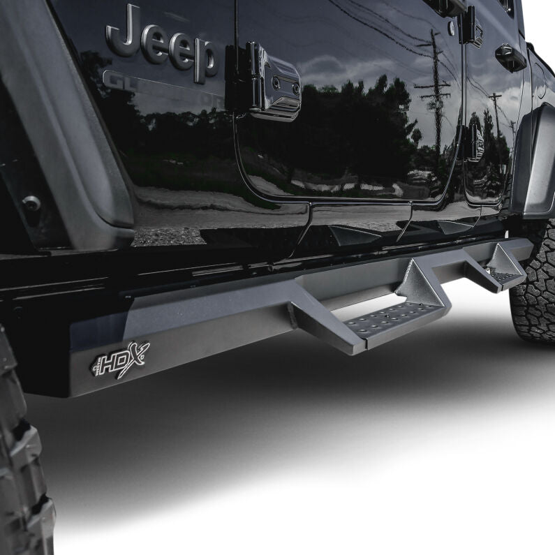 Westin 56-14165 HDX Drop Nerf Step Bars for 2020-2026 Jeep Gladiator Textured Black