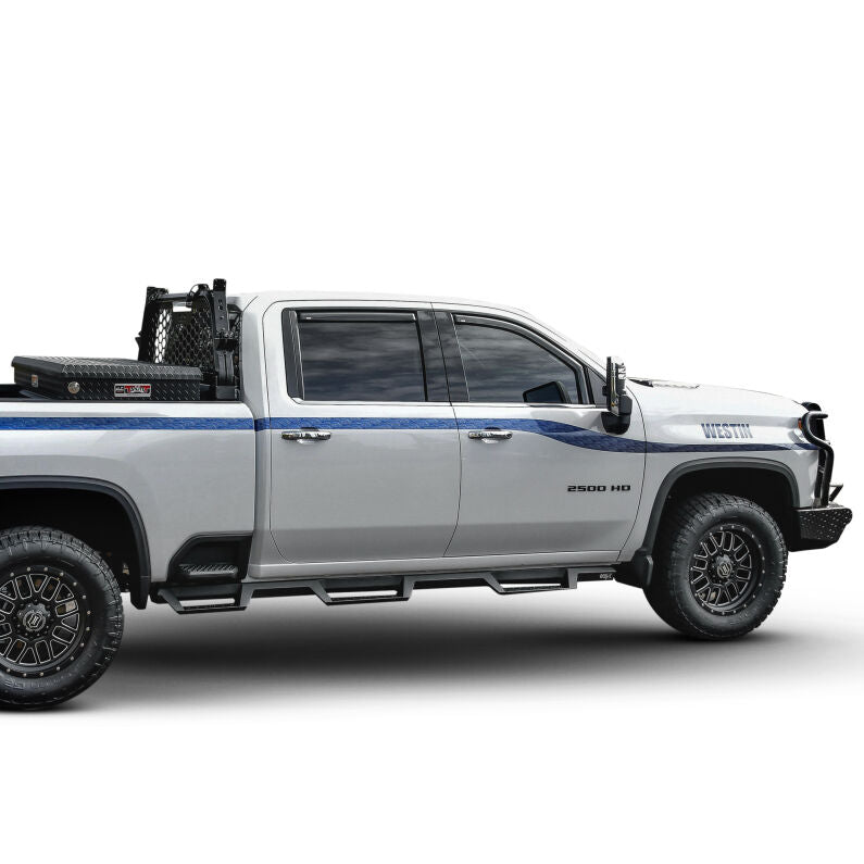 Westin 56-534765 HDX Wheel to Wheel Nerf Bars for 2020-2026 Chevrolet Silverado GMC Sierra Crew Cab
