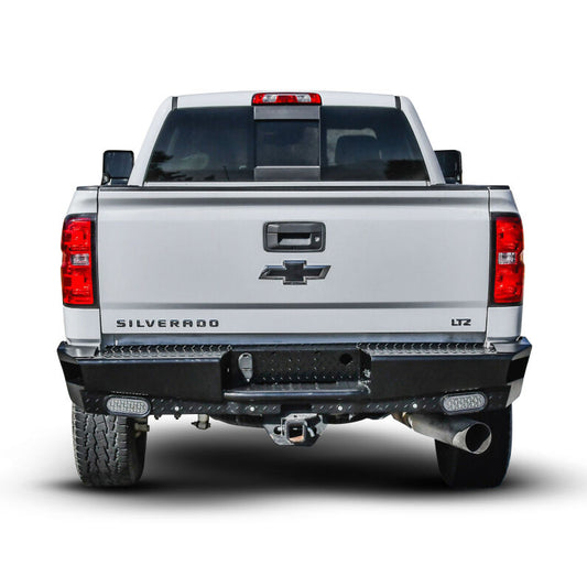 Westin 58-341155 HDX Bandit Rear Bumper for 2015-2019 Chevrolet Silverado / GMC Sierra Black