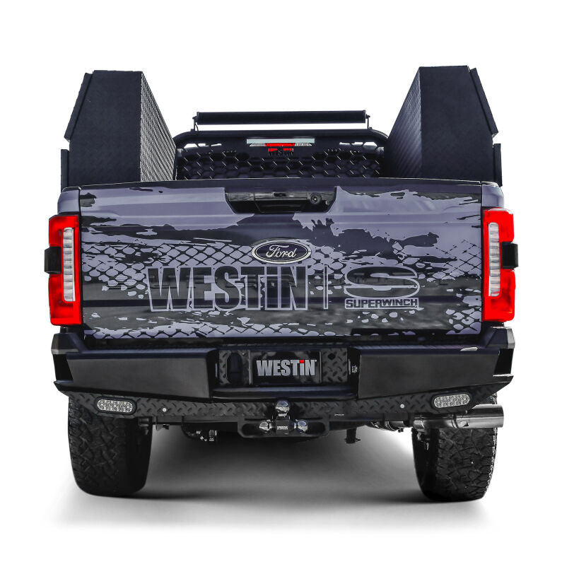 Westin 58-341205 HDX Bandit Rear Bumper for 2023-2026 Ford F-250 / F-350 / F-450 / F-550/600 Black