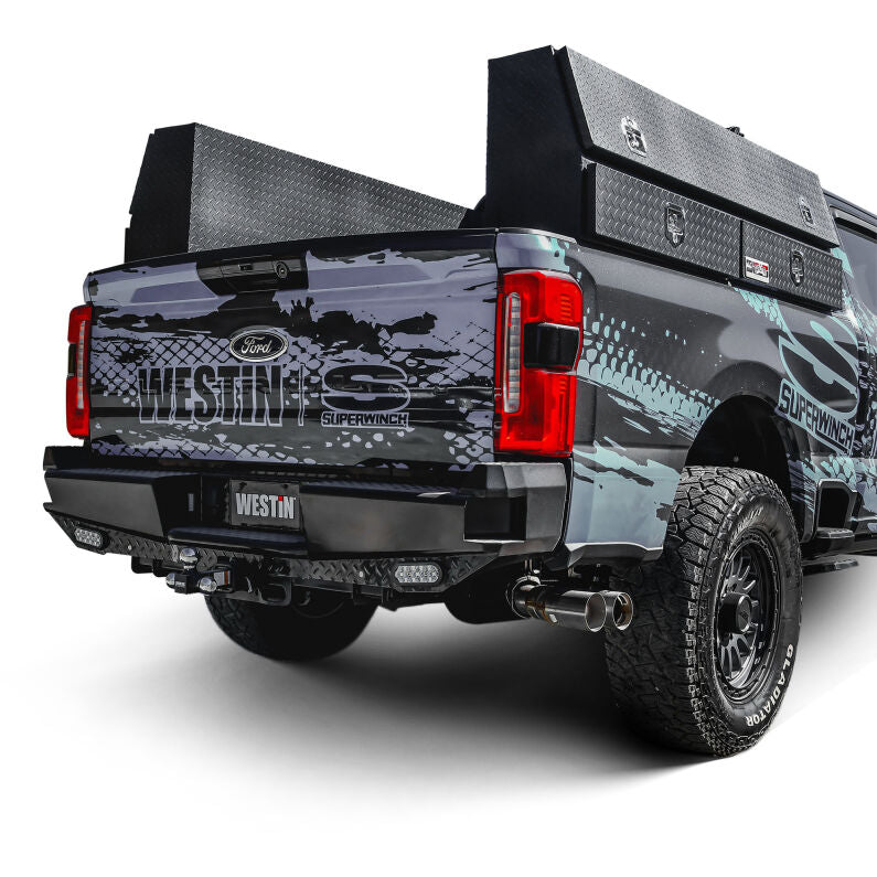 Westin 58-341205 HDX Bandit Rear Bumper for 2023-2026 Ford F-250 / F-350 / F-450 / F-550/600 Black
