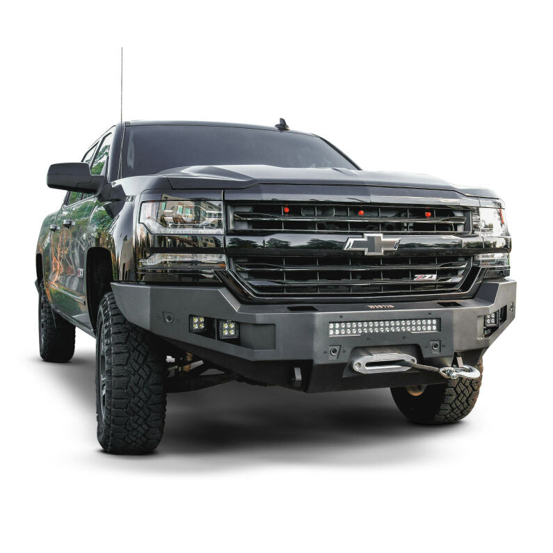 Westin 58-411165 Pro-Series Front Bumper for 2015-2019 Chevrolet Silverado 2500/3500 Textured Black