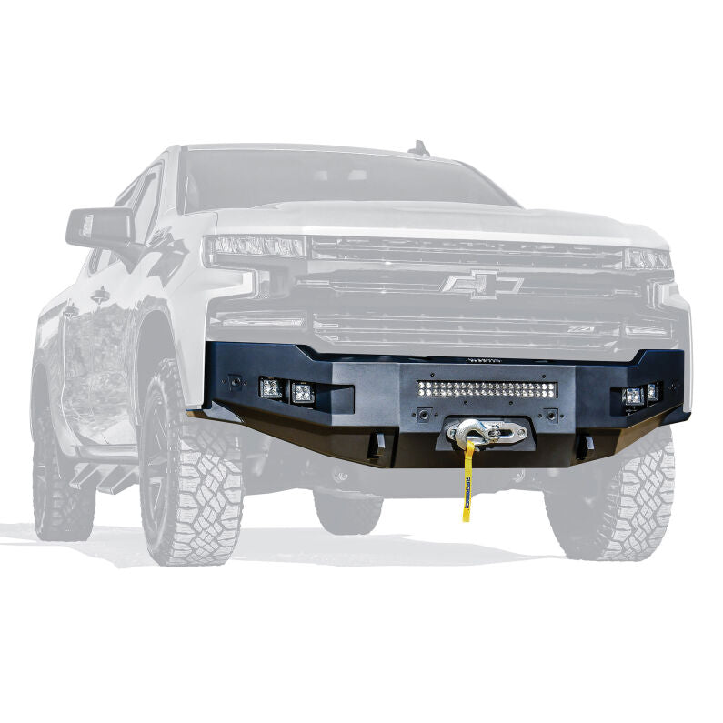 Westin 58-411215 Pro-Series Front Bumper for 2019-2022 Chevrolet Silverado 1500 Textured Black