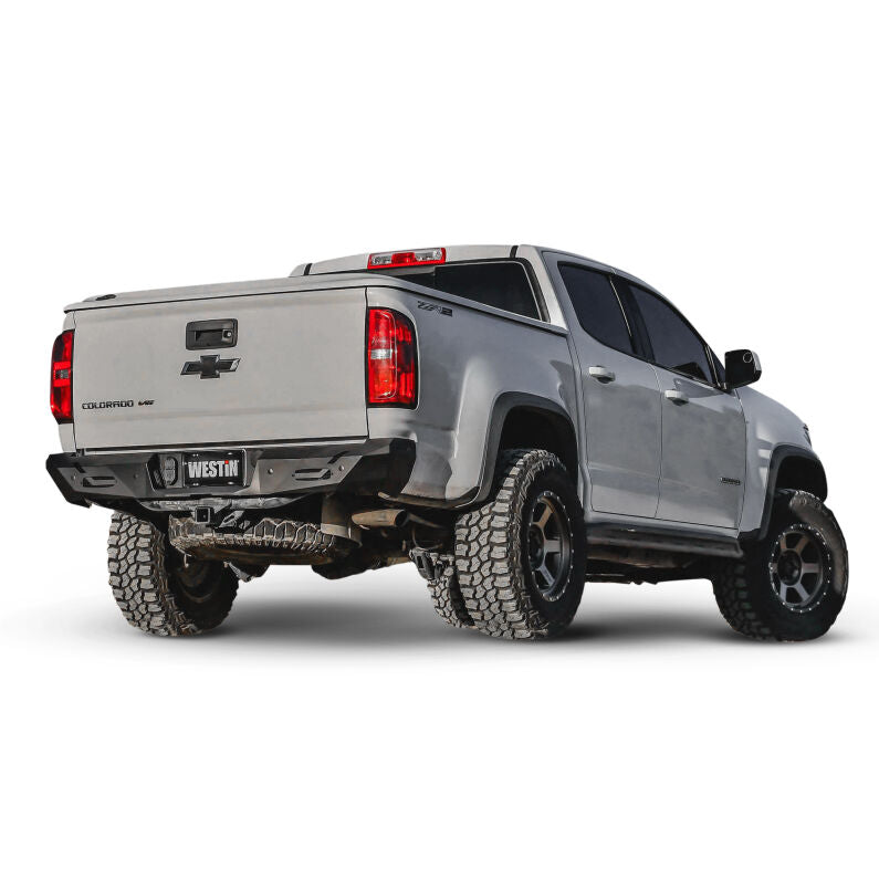 Westin 58-421055 Pro-Series Rear Bumper for 2015-2022 Chevrolet Colorado / GMC Canyon Textured Black