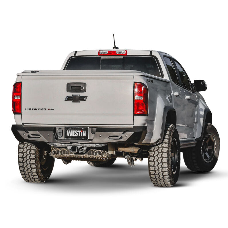 Westin 58-421055 Pro-Series Rear Bumper for 2015-2022 Chevrolet Colorado / GMC Canyon Textured Black