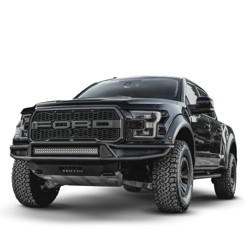 Westin 58-62025 Outlaw Front Bumper for 2017-2020 Ford F-150 Raptor Textured Black