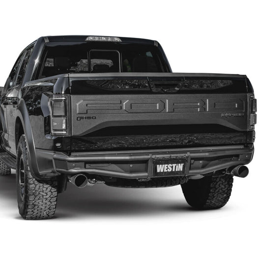 Westin 58-82025 Outlaw Rear Bumper for 2017-2020 Ford F-150 Raptor Textured Black