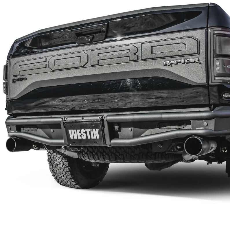 Westin 58-82025 Outlaw Rear Bumper for 2017-2020 Ford F-150 Raptor Textured Black