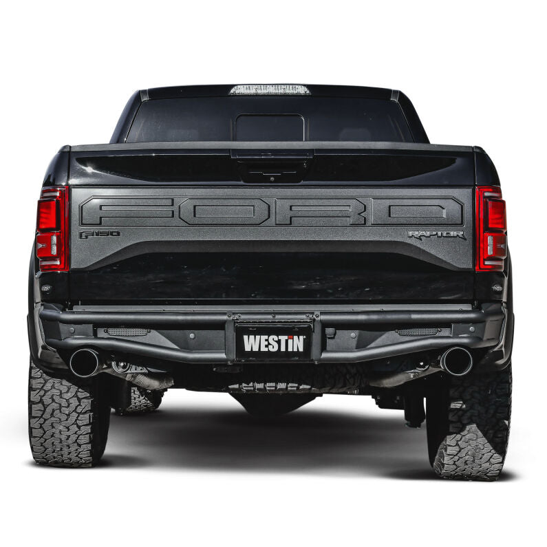 Westin 58-82025 Outlaw Rear Bumper for 2017-2020 Ford F-150 Raptor Textured Black