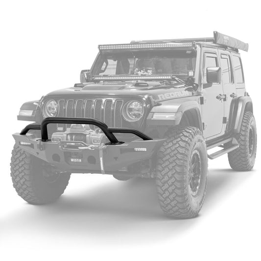 Westin 59-741195 XTS Round Bull Bar for 2018-2026 Jeep Gladiator/Wrangler JL Textured Black
