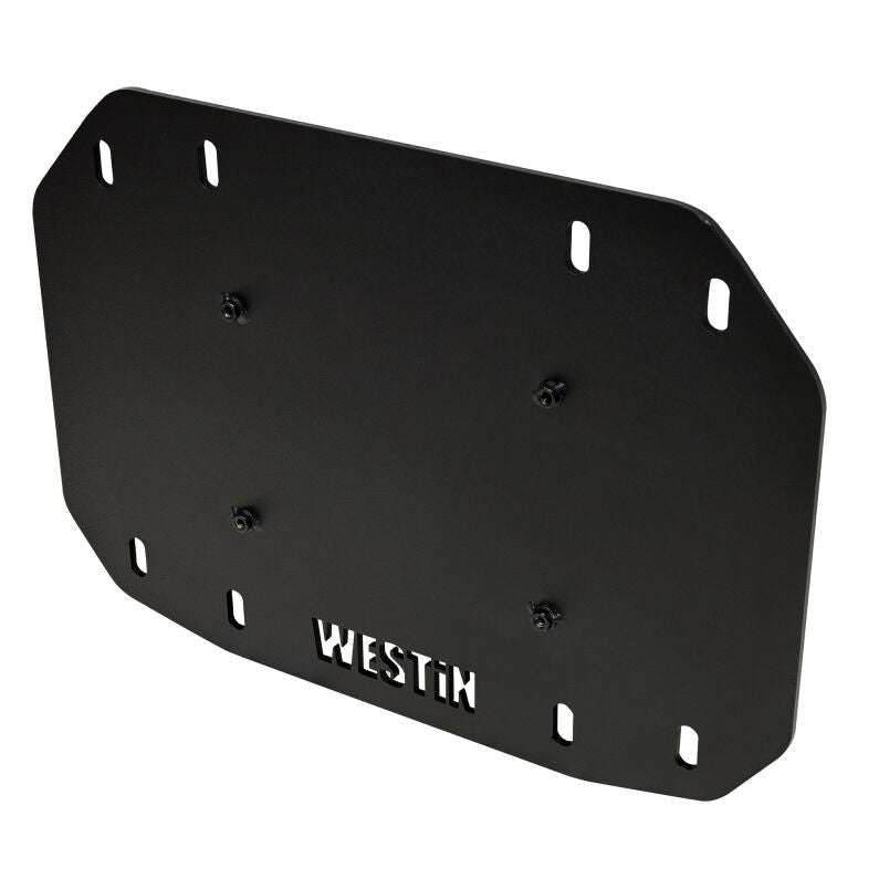 Westin 59-761205 Spare Tire Carrier Cover Plate for 2018-2026 Wrangler JL Textured Black