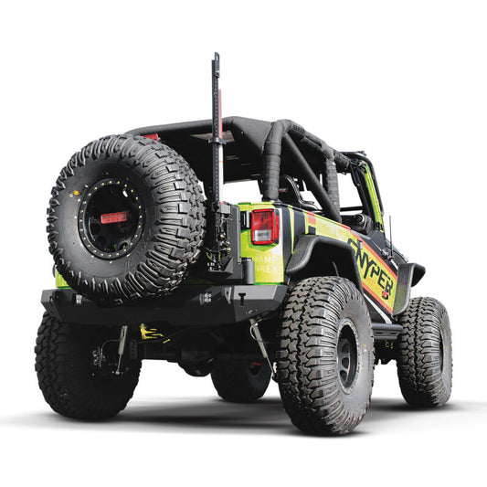 Westin 59-82005 WJ2 Rear Bumper for 2007-2018 Jeep Wrangler JK Textured Black